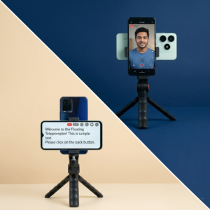script reader teleprompter dual mobile holder
